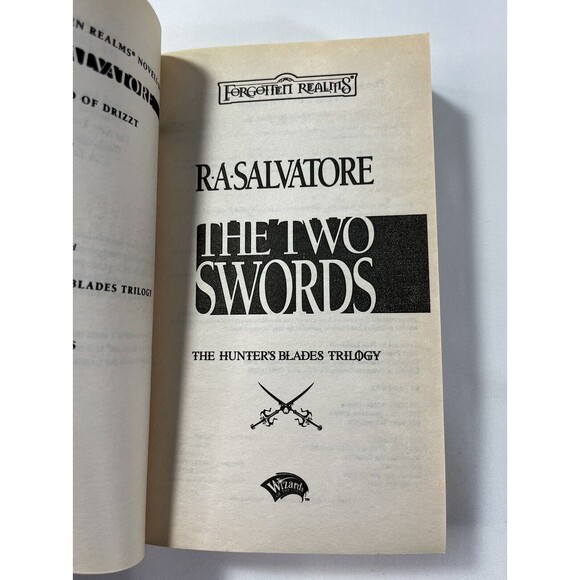 Forgotten Realms The Two Swords The Hunters Blades Trilogy by RA Salvatore - Picture 7 of 8